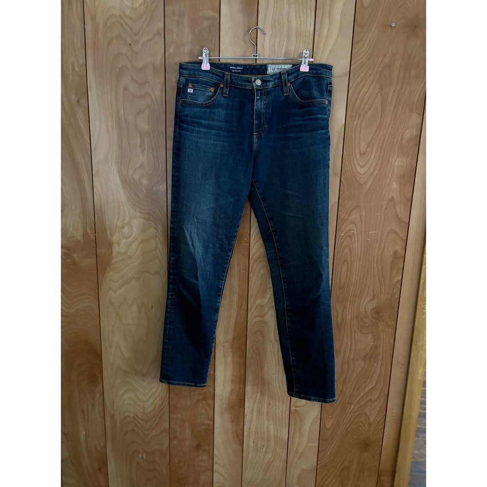 AG Adriano Goldschmied Prima Ankle Cigarette Jeans Dark Wash Size 31R Slim Leg